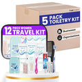 Trektote Travel Toiletry Kit For Women 5 Pack - Bulk Travel Essentials