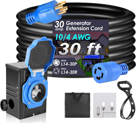 Seeutek 30 Amp Generator Cord for Safe Power Delivery