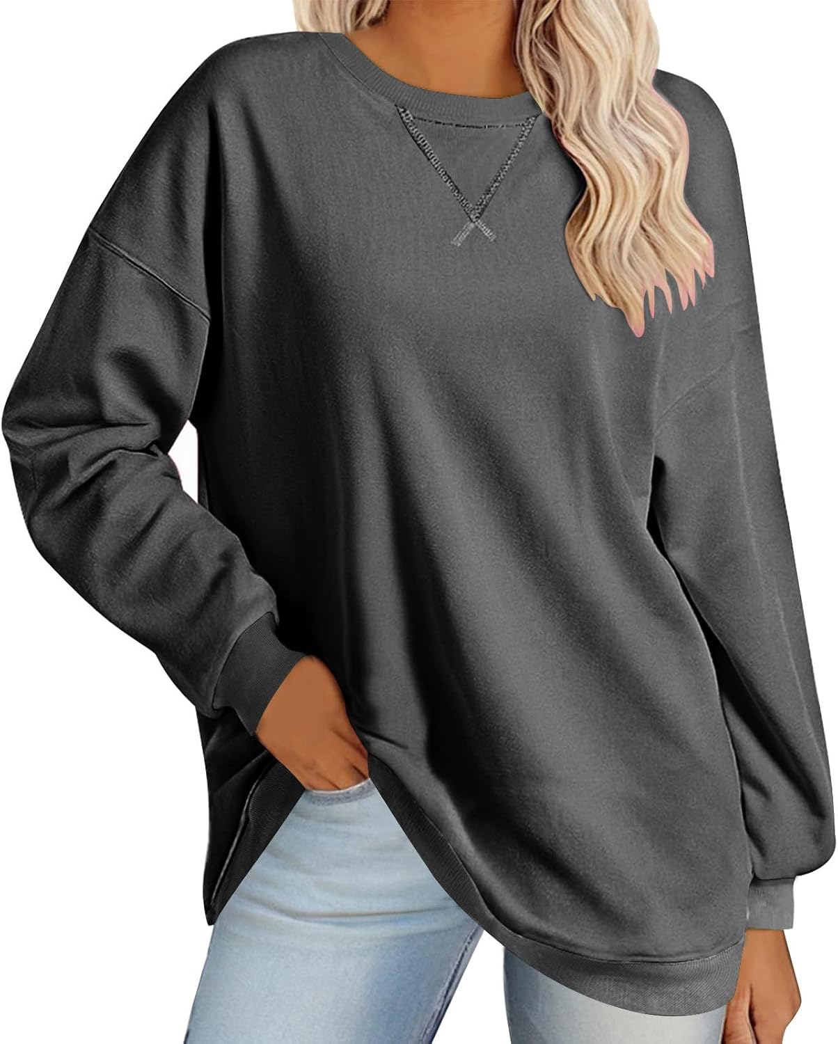 Cozy Oversized Fall Sweatshirt - Cute & Comfy