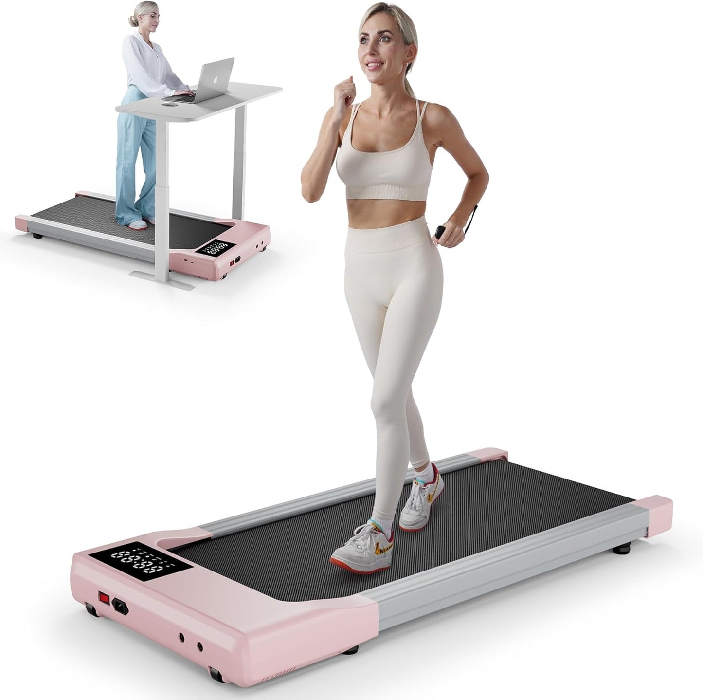 Walking Pad Treadmills for Home Office - Compact Jogging Machine