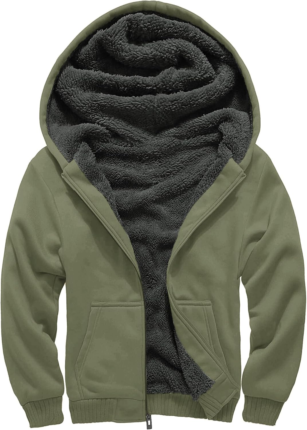 GEEK LIGHTING Boys Sherpa Lined Hoodie for Cozy Winter Wear