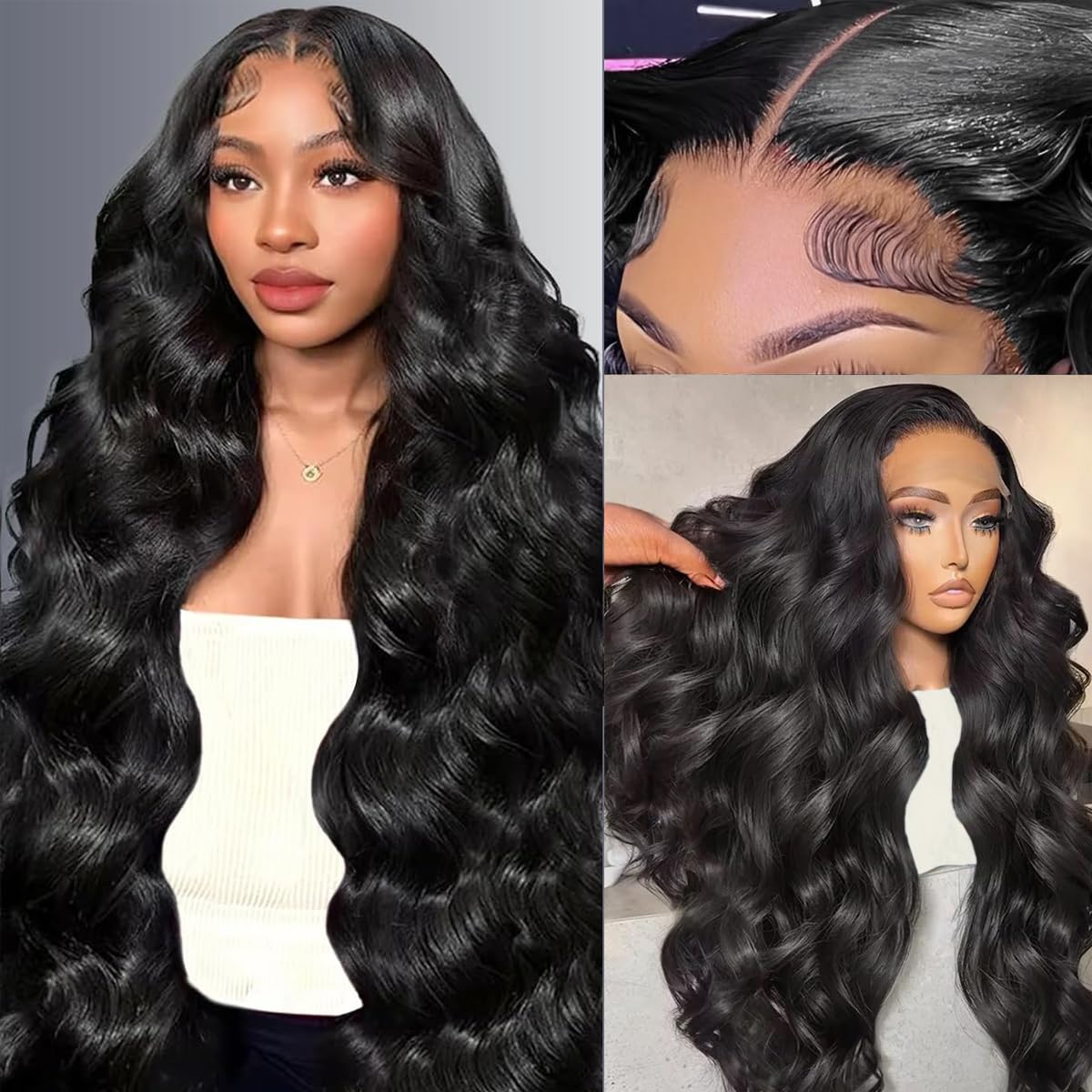 30 Inch Body Wave Lace Front Wigs Human Hair for Women