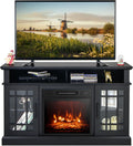 Electric Fireplace TV Stand for TVs Up to 55 in - Space Saving Heat