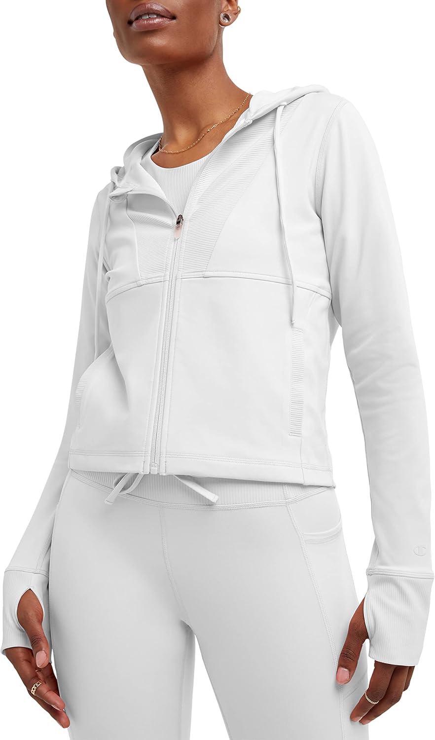 Champion Women's Zip-Up Athletic Jacket - Soft, Moisture-Wicking