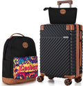 Carry On Luggage 22x14x9 Airline Approved Hard Shell 20in - Smooth