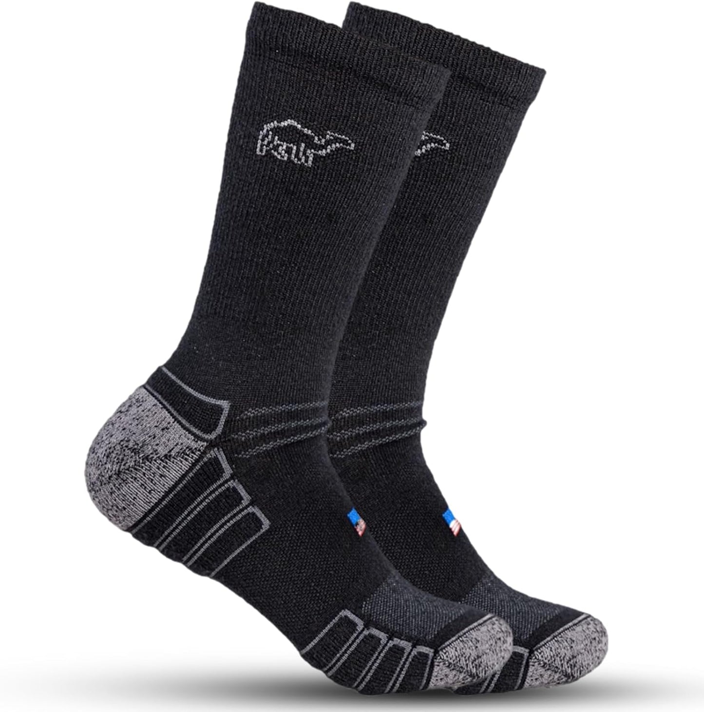 Crew Work Socks for Long Shifts - Durable Wool Made in USA