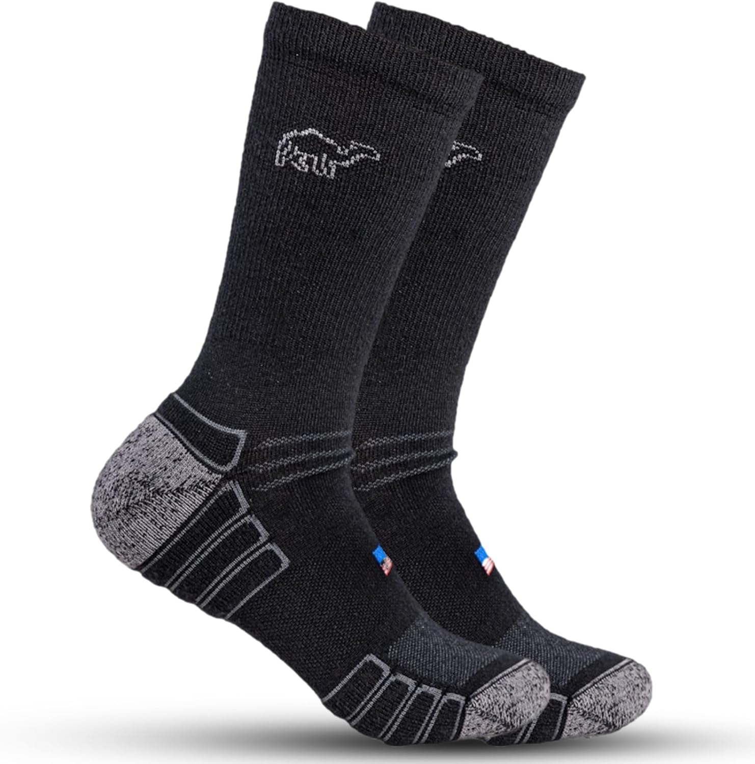 Crew Work Socks for Long Shifts - Durable Wool Made in USA