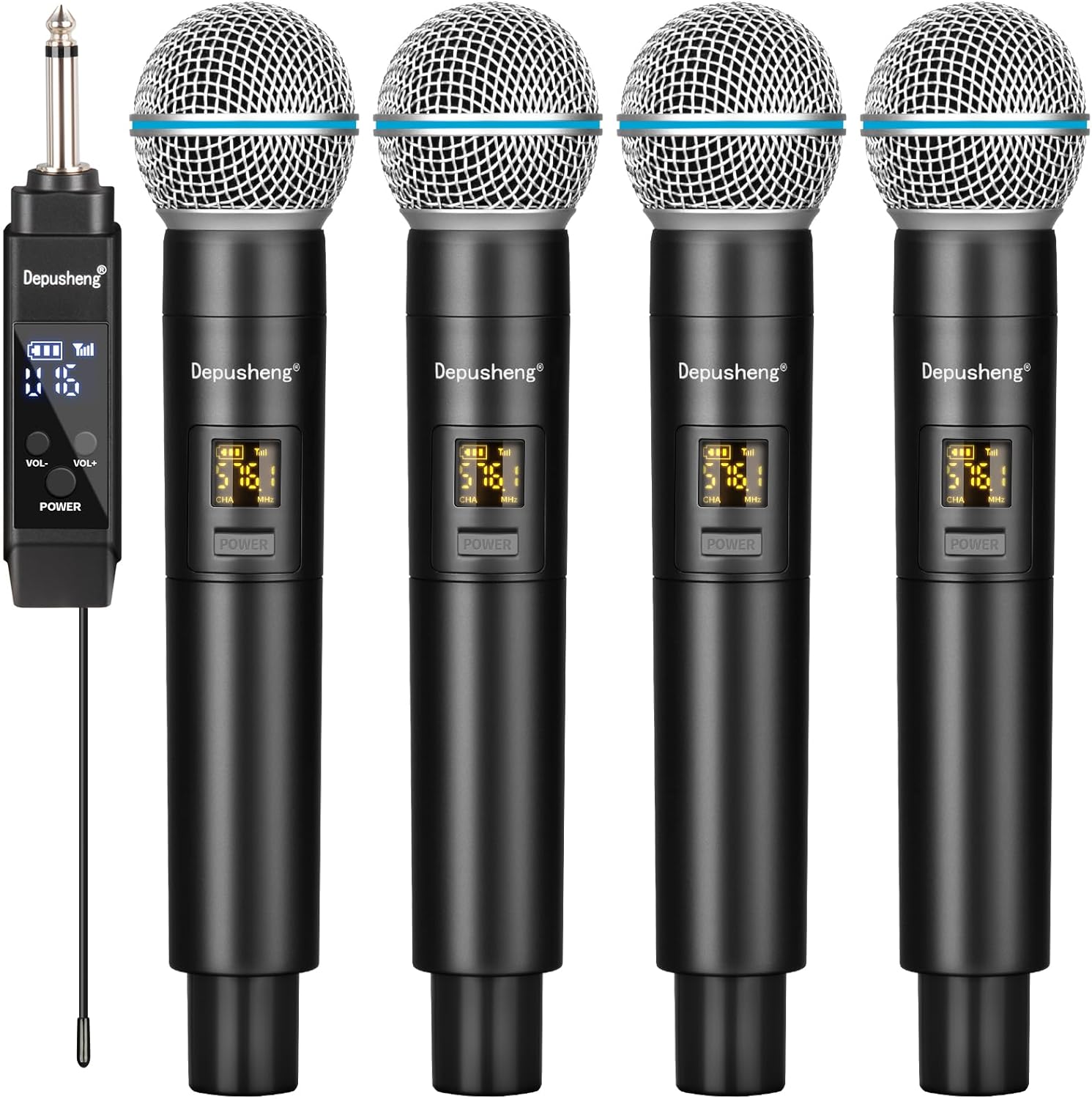 Depusheng Wireless Microphone System for Karaoke and Events