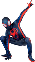 Marvel Miles Morales Youth Deluxe Zentai Costume - Stretch Spandex