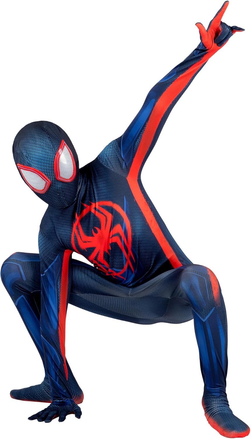 Marvel Miles Morales Youth Deluxe Zentai Costume for Kids
