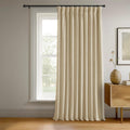 HPD Half Price Drapes Velvet Thermal Blackout Curtains 120in - Neutral