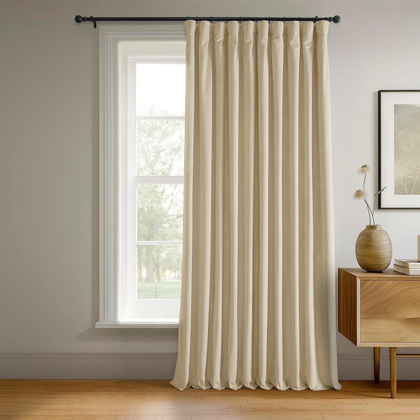 HPD Half Price Drapes Velvet Thermal Blackout Curtains 120 in