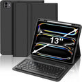 SENGBIRCH iPad Pro 13 inch Case with Keyboard and Pencil Holder