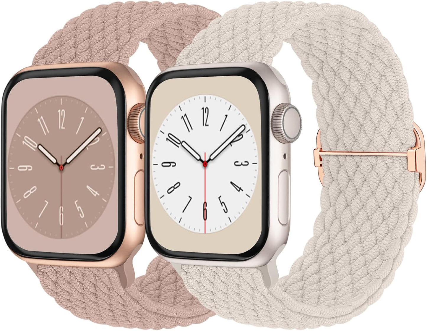 Adjustable Braided Solo Loop Band for Apple Watch - Stretchy & Stylish!