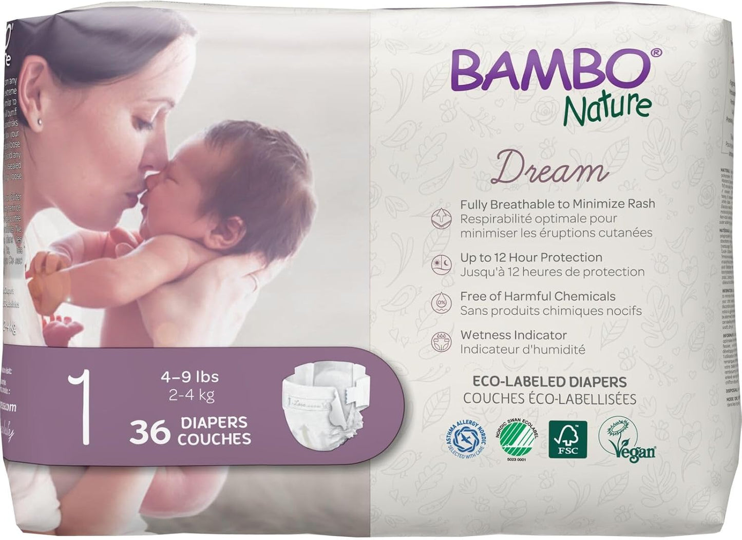 Bambo Nature Eco-Friendly Diapers: Enhanced Leakage Protection