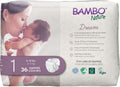Bambo Nature Hypoallergenic Baby Diapers Size 1 - Gentle, Eco Safe