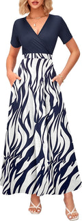 WNEEDU Women's Summer Maxi Dress with Pockets for Every Occasion