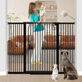 40.5in Tall Baby Gate 29.5-79.5in Wide Extra Tall Safety Gate - No