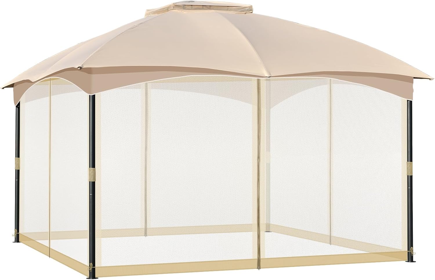 COWVIE Gazebo Replacement Netting Screen for Outdoor Comfort