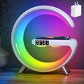 Smart LED Table Bedside Lamp with Bluetooth Speaker & 15W Charger