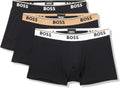 BOSS Men's 3-Pack Multi Color Bold Logo Trunks (Style WDG1)