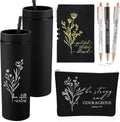 Christian Gift Set for Women Bible Notebook Tumbler Pens