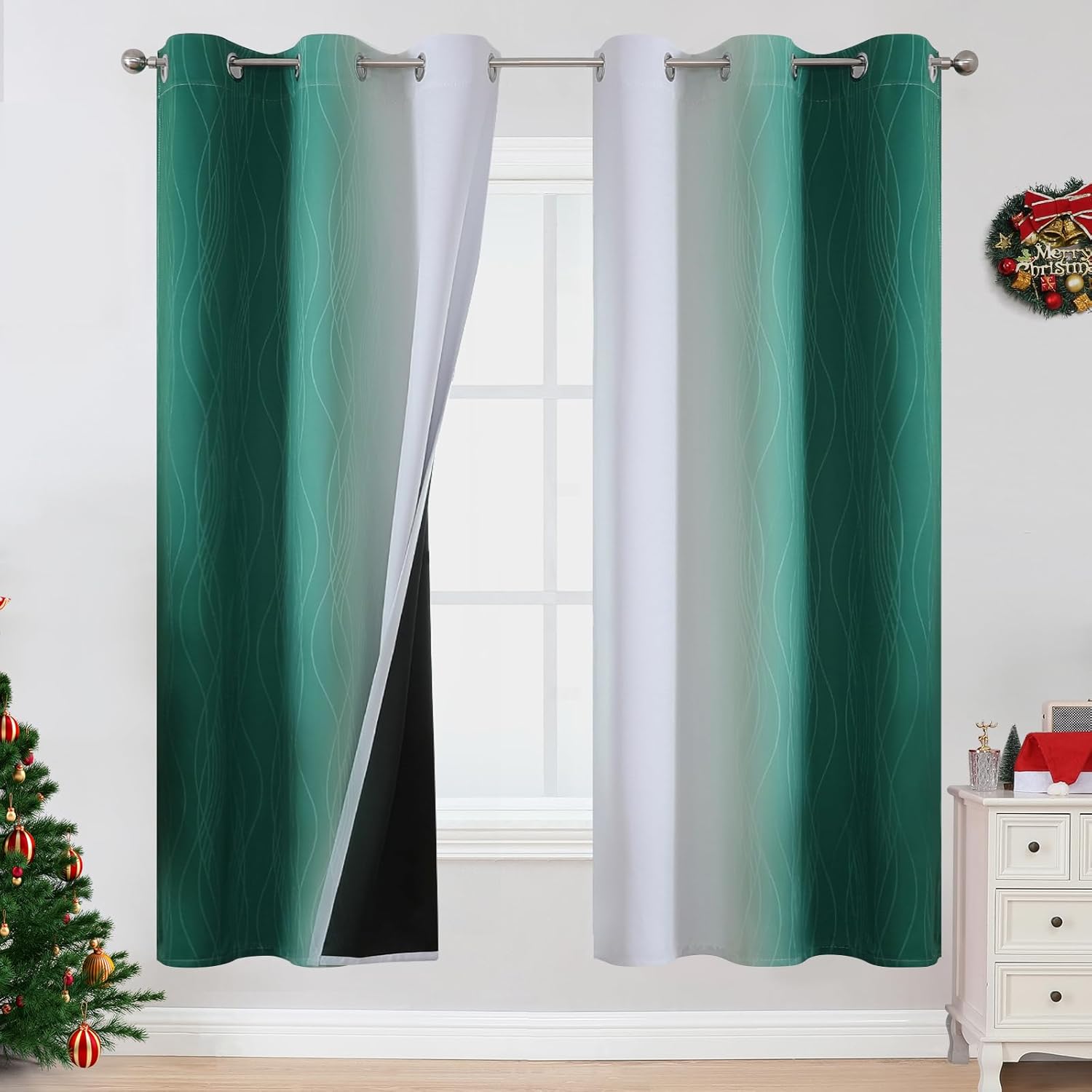 Estelar Textiler Ombre Blackout Curtains for Full Room Darkening