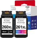260XL 261XL Ink Cartridge Replacement for Canon Printers - High Yield