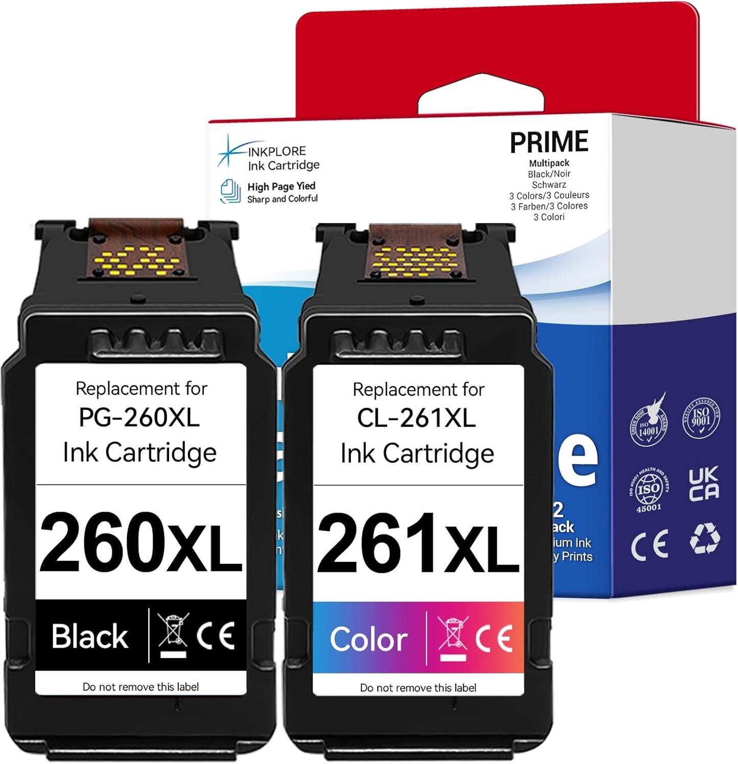 260XL 261XL Ink Cartridge Replacement for Canon Printers