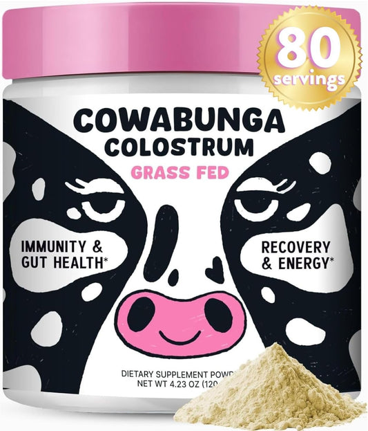 Premium Cowabunga Colostrum Powder for Immune Support & Wellness