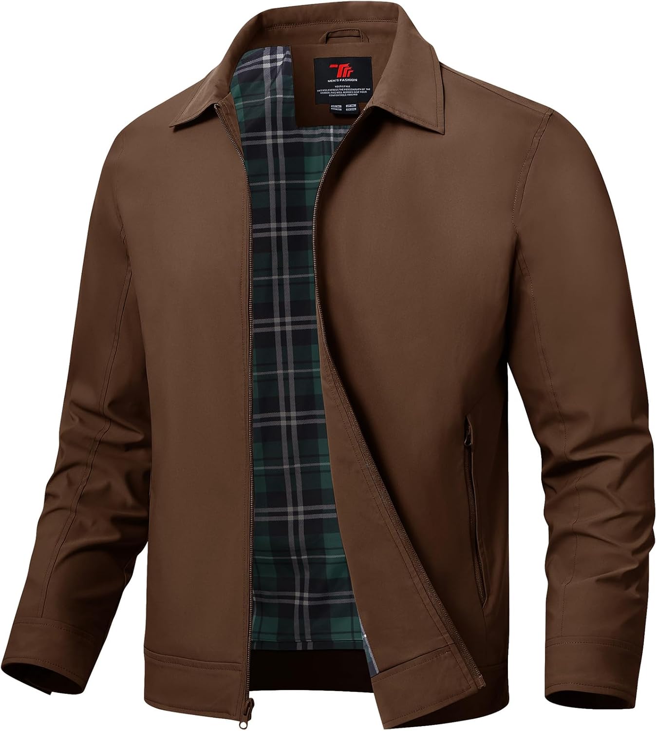 TBMPOY Men's Lightweight Jackets for Stylish Fall and Spring Wear