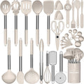 Kitchen Cooking Utensils Set, Heat Resistant Silicone 30 PCS