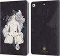 Outlander La Dame Blanche Portraits Leather Wallet Case for iPad
