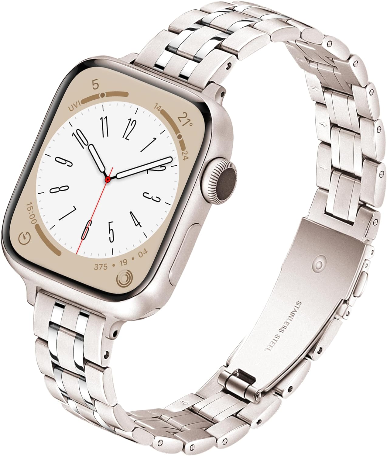 Stylish Metal Band for Apple Watch - Starlight