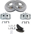 TRQ Front Brake Pad & Rotor Kit Compatible with 2006-2013 Impala
