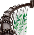 Curved Shower Curtain Rod 40-72 in Adjustable Bronze - Rustproof