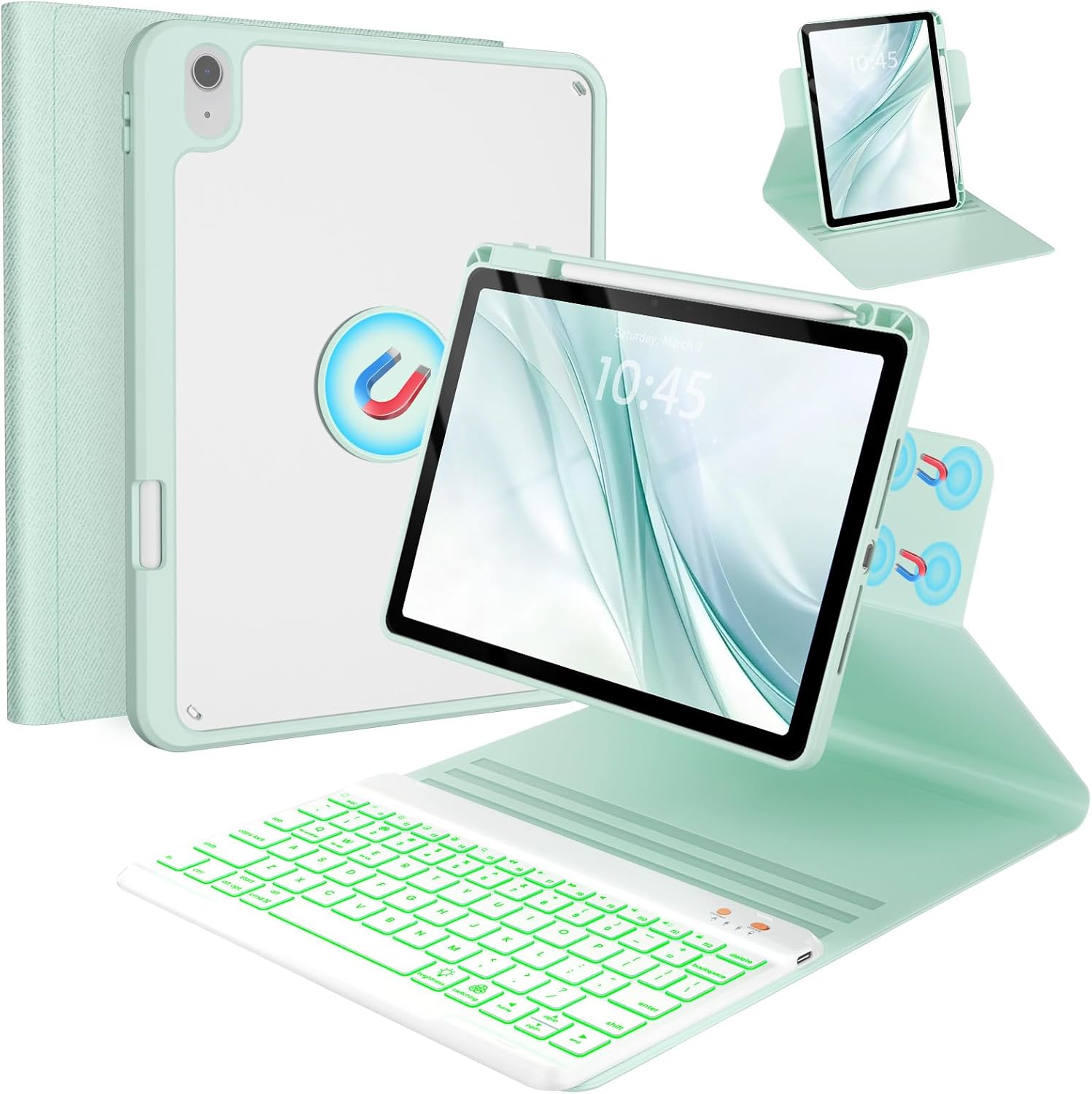 BLUTLOTUS Keyboard Case for iPad 10th Gen 10.9 inch 2022