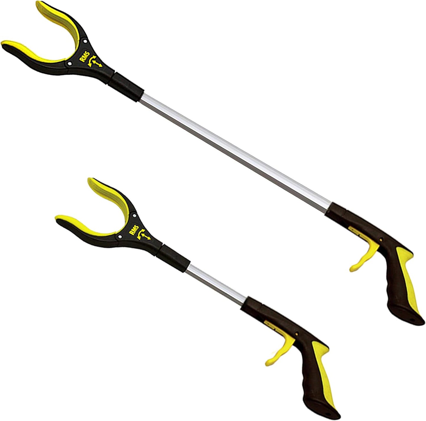 RMS 2-Pack Grabber Reacher with Rotating Jaw for Mobility Aid