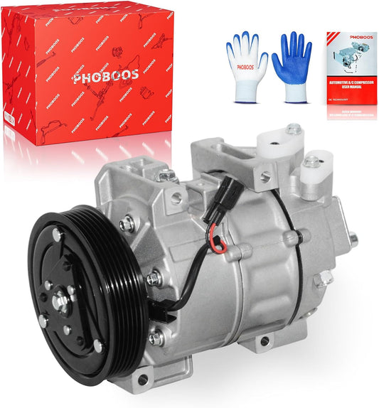PHOBOOS A/C Compressor with Clutch for Nissan Altima & Sentra