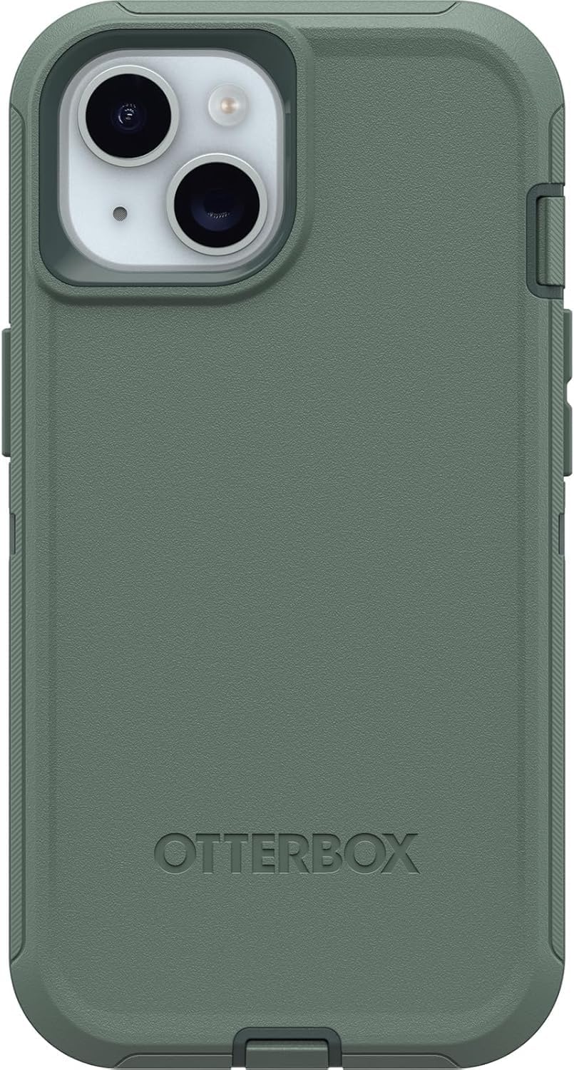 OtterBox Defender Series Case for iPhone 15, 14, 13 - Green