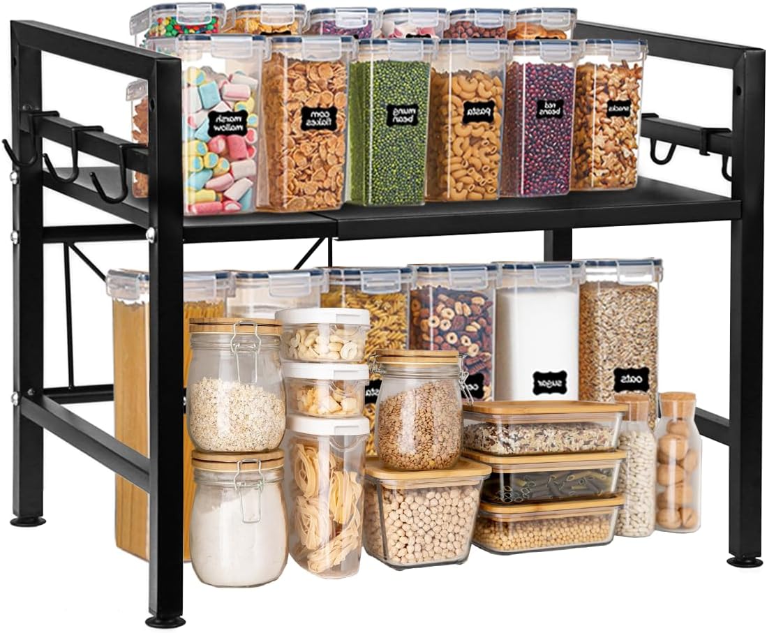 Expandable Kitchen Shelf Organizer by Vaphayva