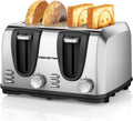 Keenstar Toaster 4 Slice Bread Toaster with Dual Controls - Efficient
