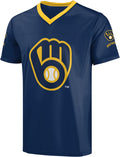 FOCO MLB Men's Primary Logo Ballpark Team Color Jersey - Official Fit