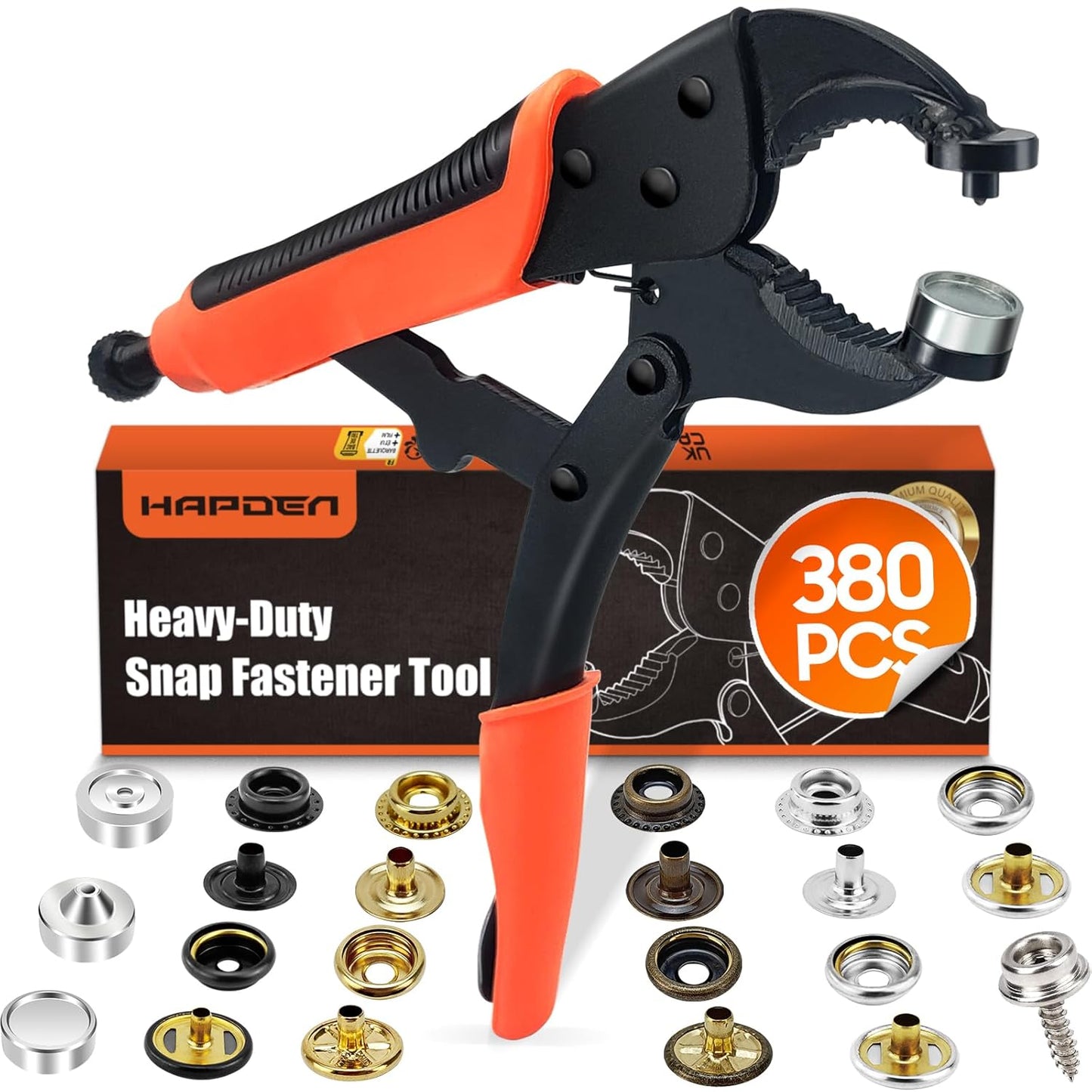 Heavy Duty Snap Fastener Tool for Boat Covers and Fabrics