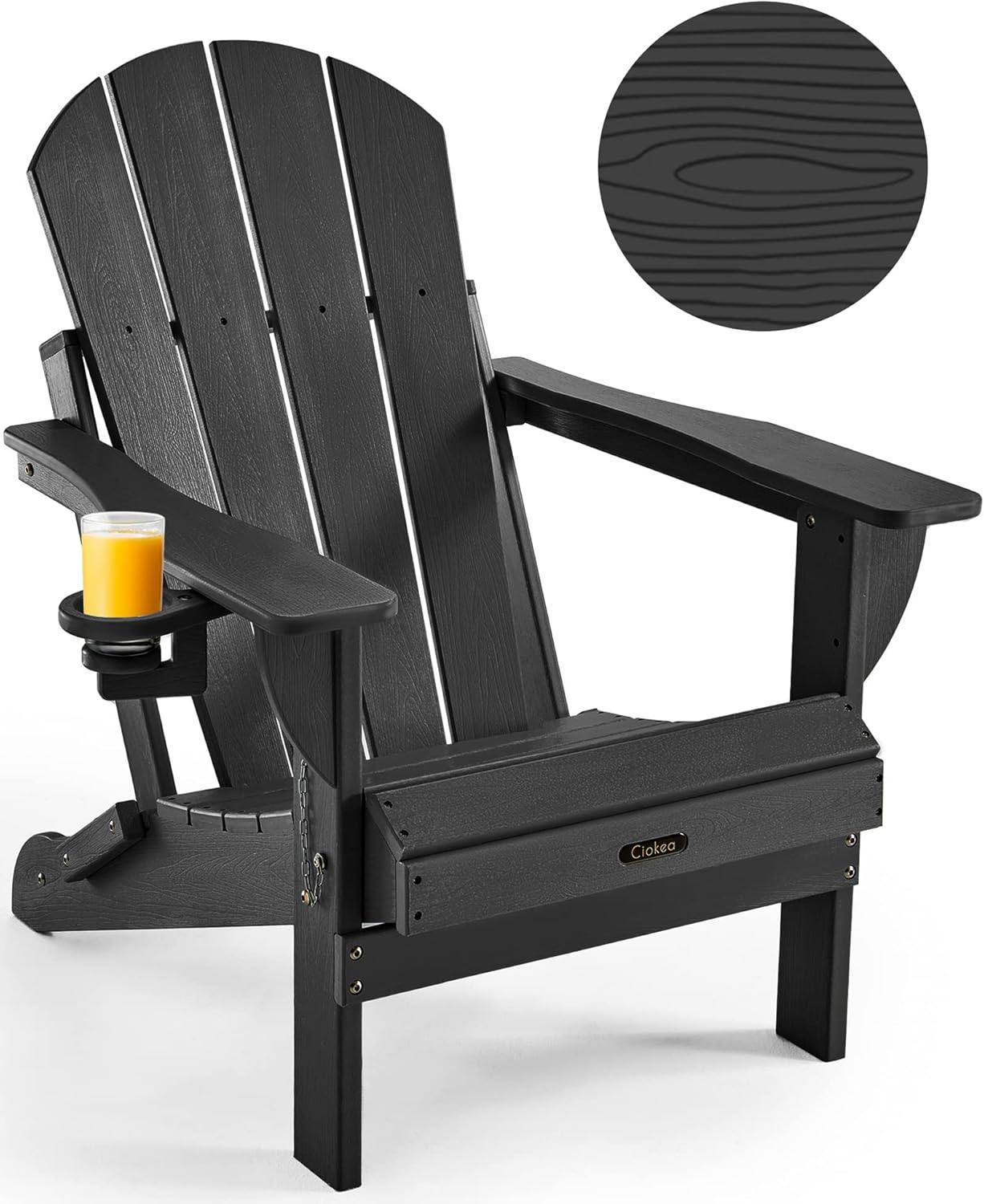 Ciokea Folding Adirondack Chair for Outdoor Comfort and Style