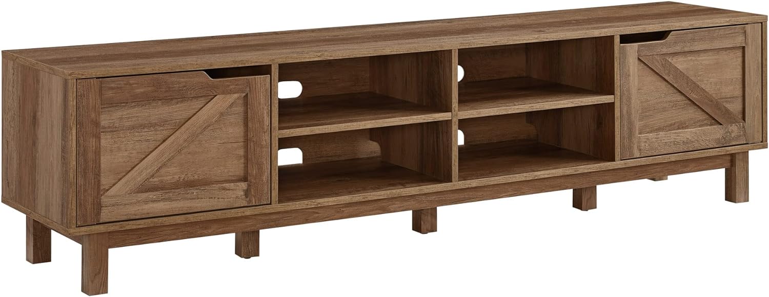Rustic Oak TV Stand for 80 TVs - Walker Edison