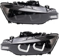 TRQ 2 Piece Headlight Assembly Set for BMW 328i 335i 2012-2015