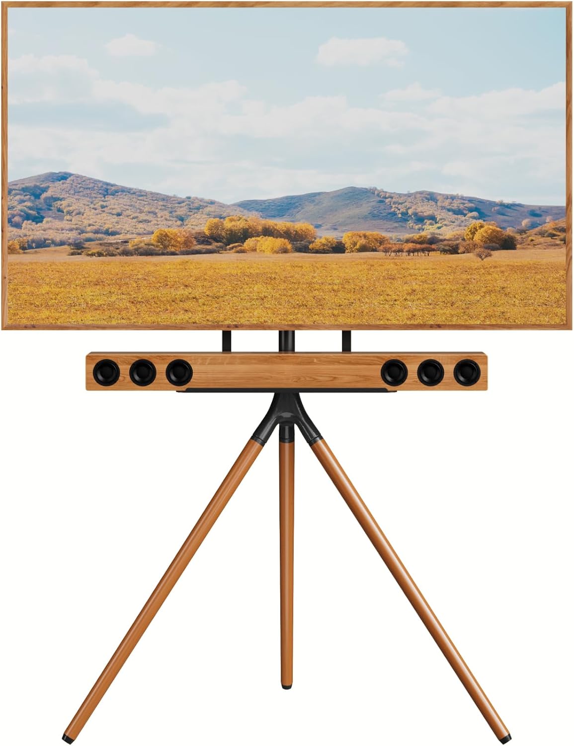 Easel TV Stand for 45-65 inch Flat Screens with Adjustable Height
