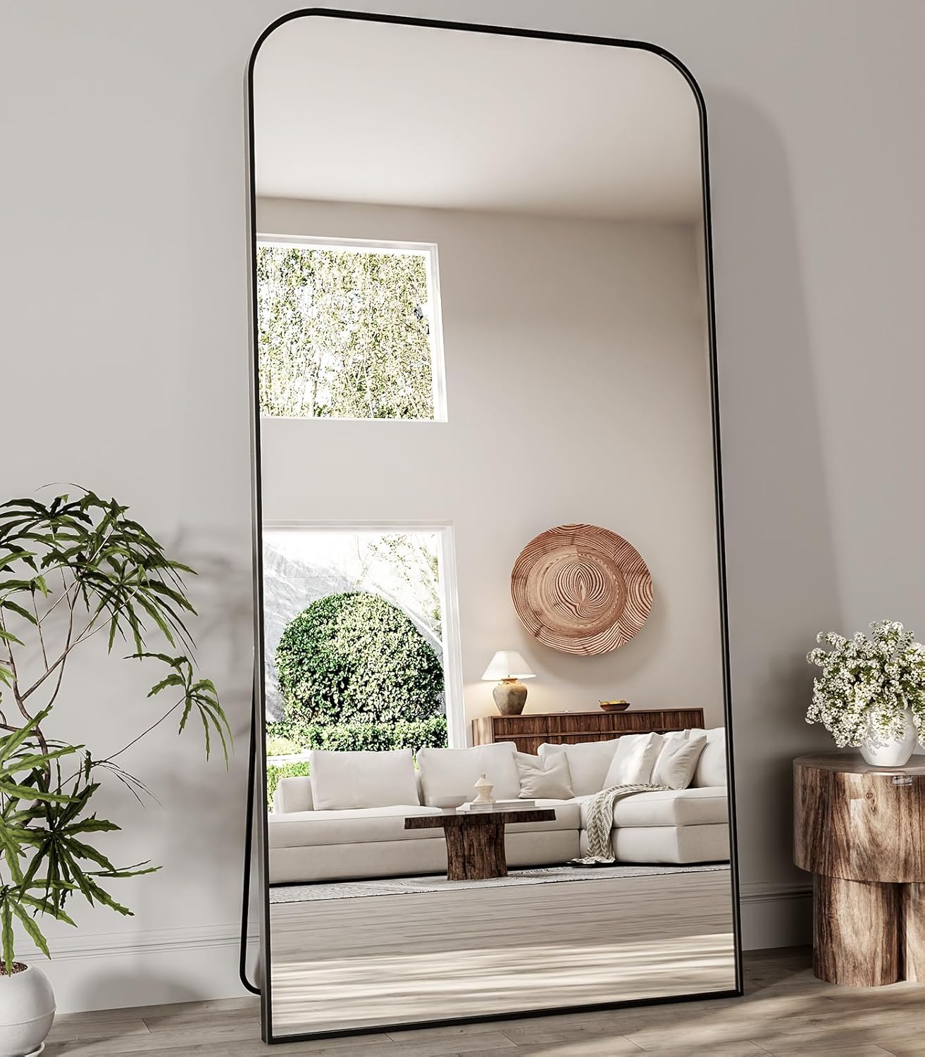 Koonmi Full Length Mirror with Stand - Stylish and Functional