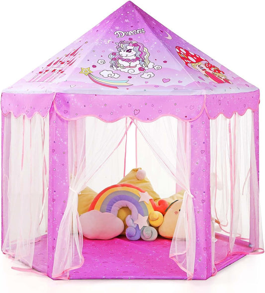 Monobeach Princess Tent for Girls - Unicorn Playhouse Castle